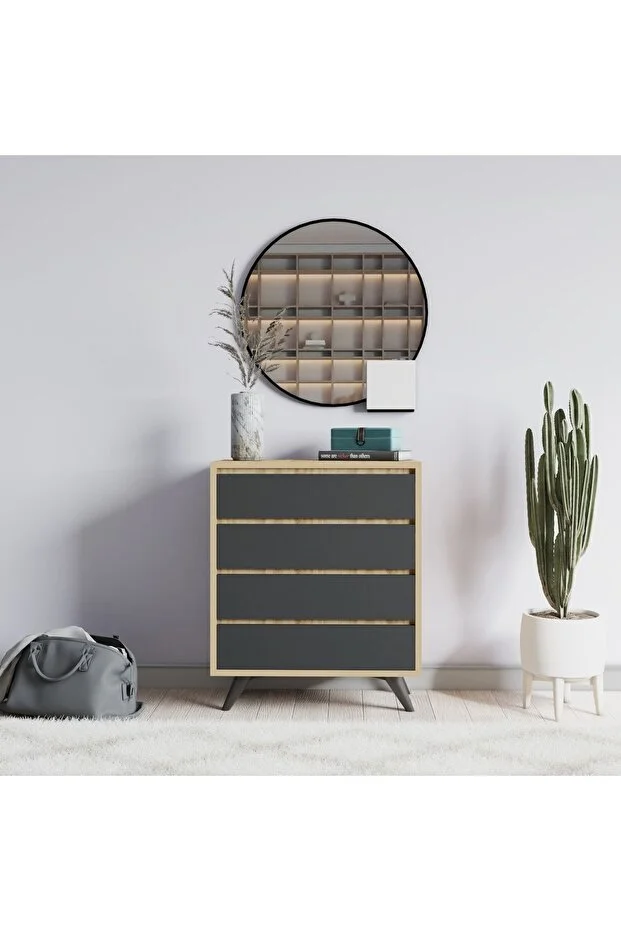 Suvera 4 Çekmeceli Şifonyer Beyaz